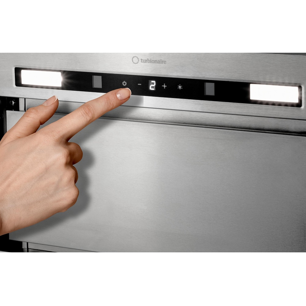 Hota incorporabila TURBIONAIRE Thea 50 S TH50RC, 1 motor, 607 m3/h, 52 cm, inox