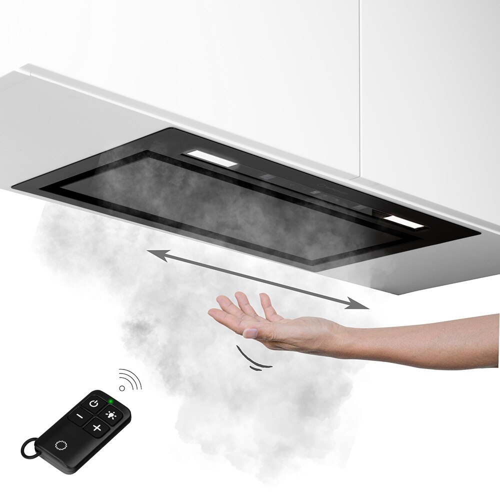 Hota incorporabila TURBIONAIRE Thea 50 B TH50RCB, 1 motor, 607 m3/h, 52 cm, negru