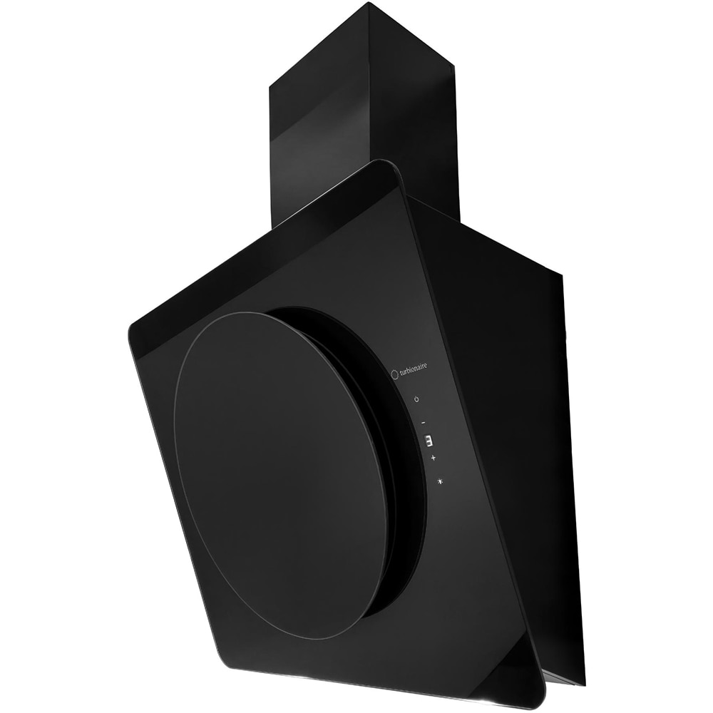 Hota decorativa TURBIONAIRE Lisa 60 B TIS60WB, 1 motor, 653 m3/h, L 60 cm, negru