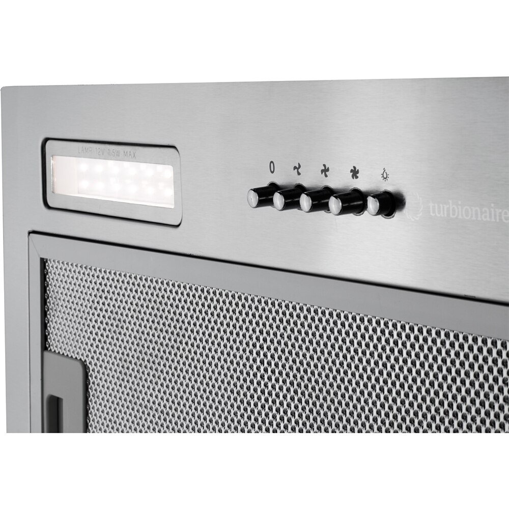 Hota incorporabila TURBIONAIRE Luna 50 S TLN50S, 1 motor, 434 m3/h, L 50 cm, argintiu
