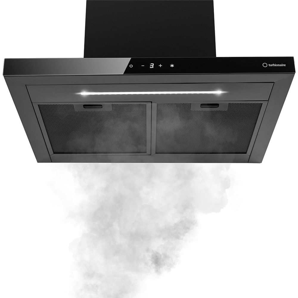 Hota decorativa TURBIONAIRE Ama 60 B TMA60WB, 1 motor, 703 m3/h, L 60 cm, negru