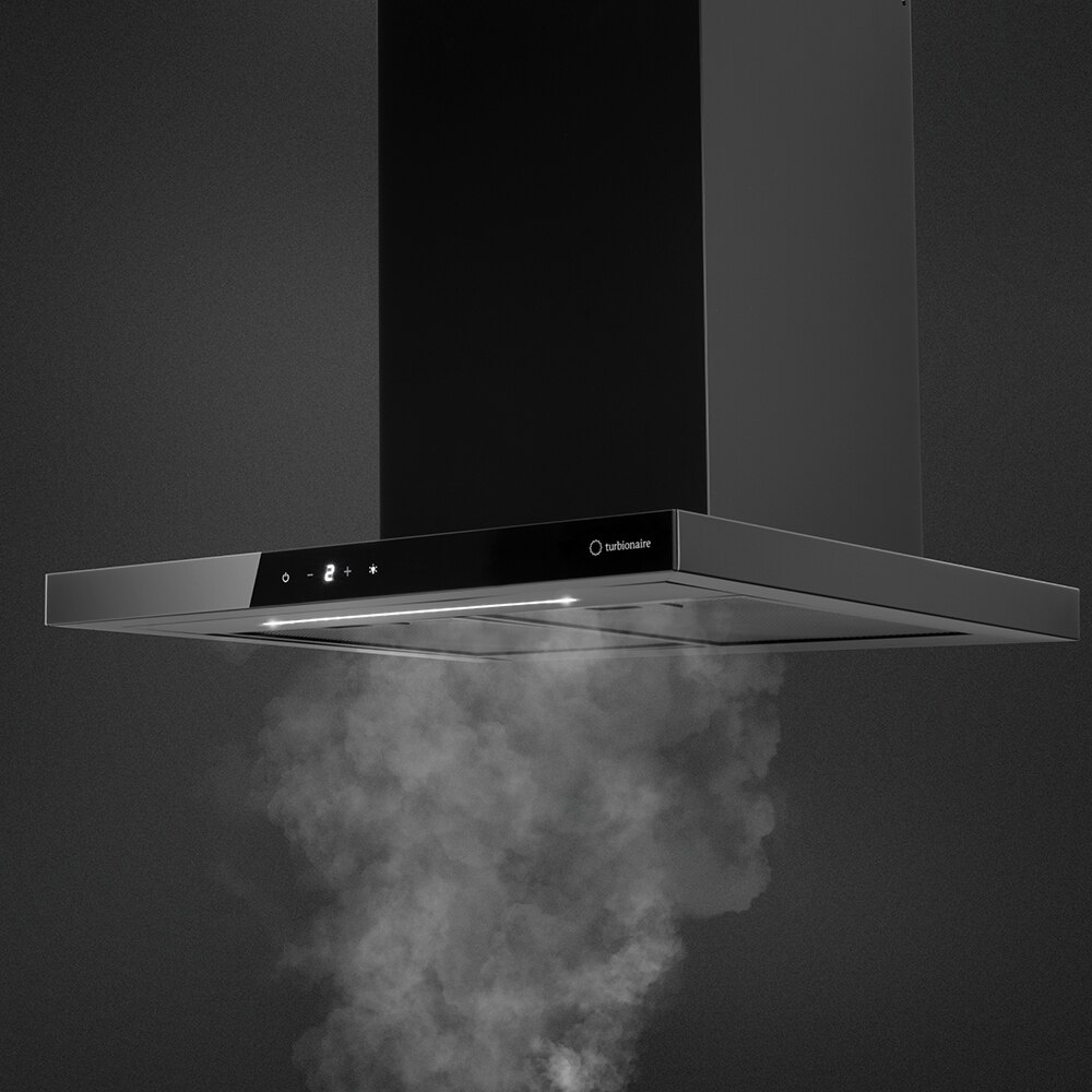 Hota decorativa TURBIONAIRE Ama 60 B TMA60WB, 1 motor, 703 m3/h, L 60 cm, negru