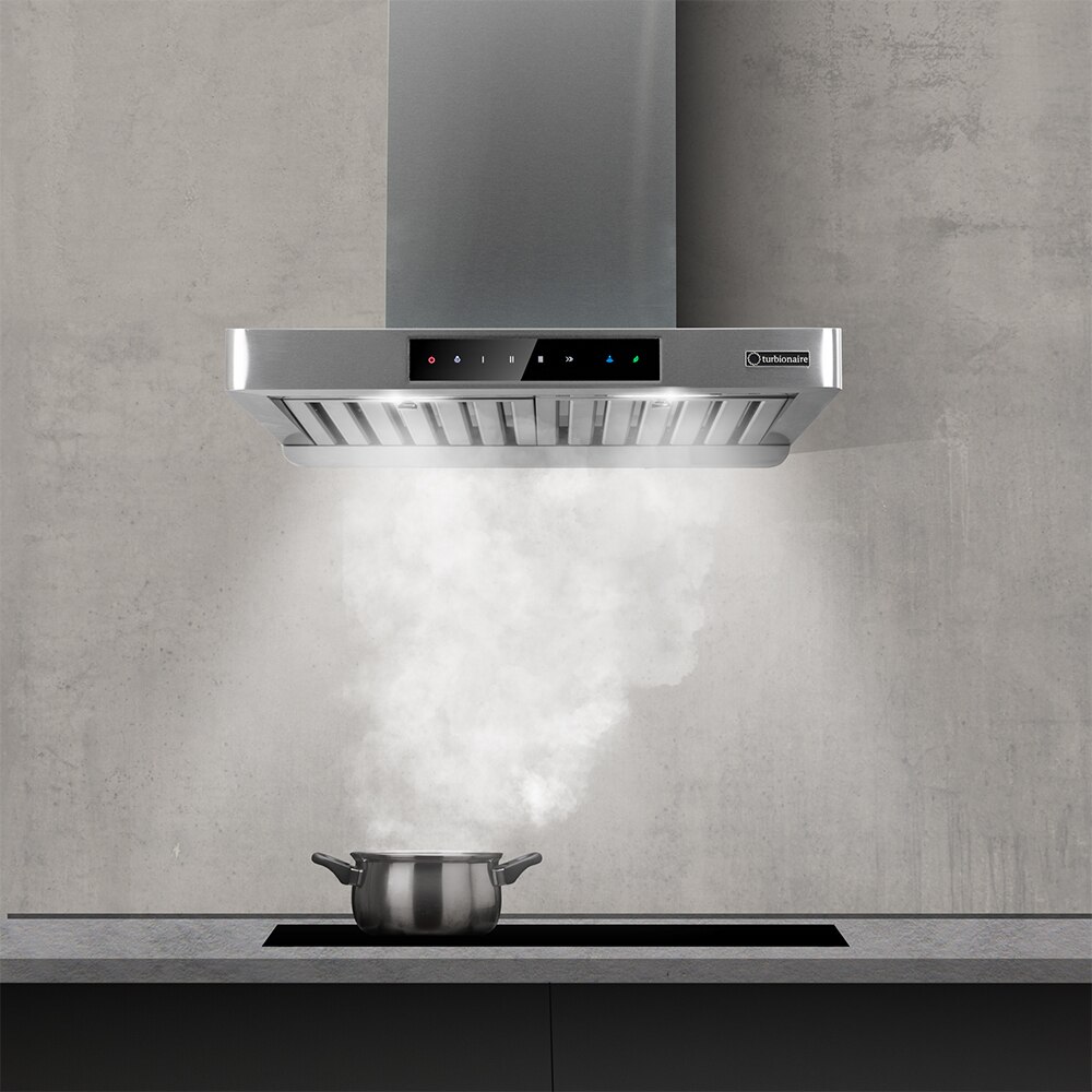 Hota decorativa TURBIONAIRE Tech 60 S TTE60WPS, 1 motor, 711 m3/h, L 60 cm, inox