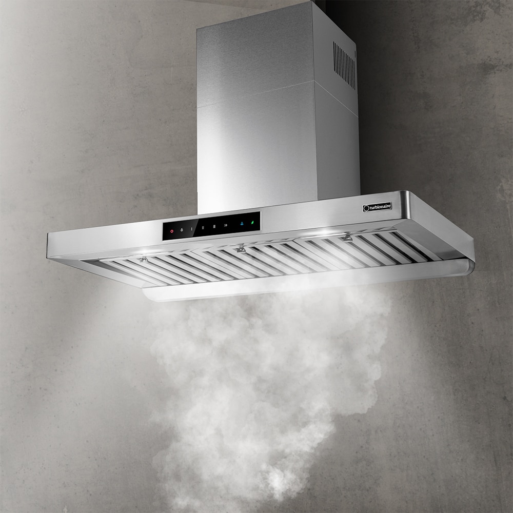 Hota decorativa TURBIONAIRE Tech 90 S TTE90WPS, 1 motor, 711 m3/h, L 90 cm, inox