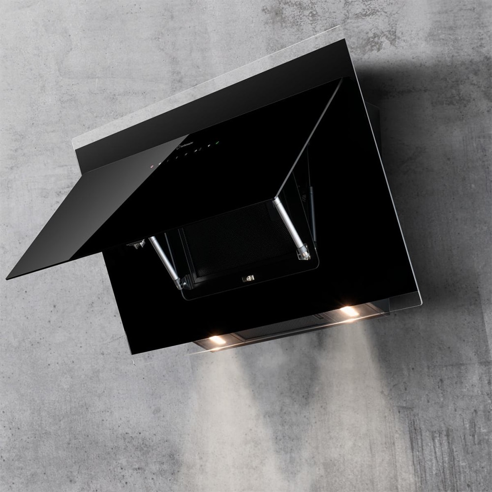 Hota decorativa TURBIONAIRE Ivy 85 B TVY85WB, 1 motor, 706 m3/h, L 85 cm, negru