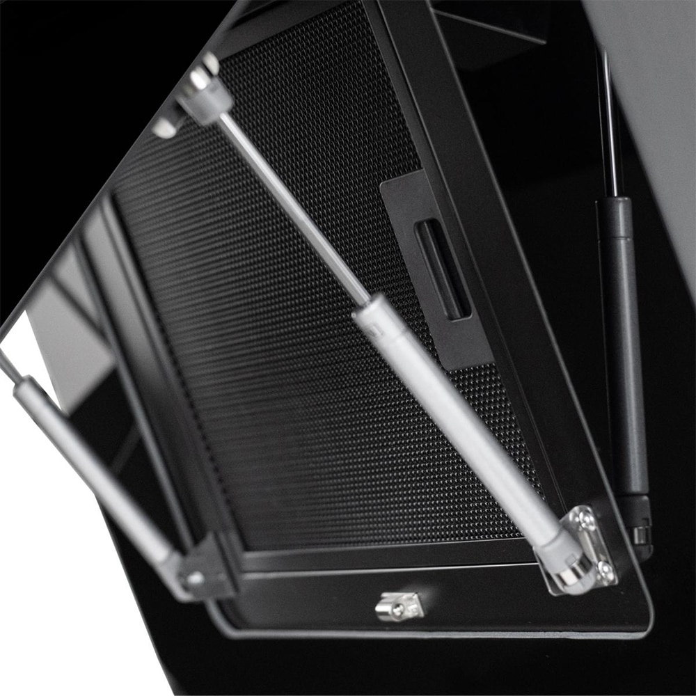 Hota decorativa TURBIONAIRE Ivy 85 B TVY85WB, 1 motor, 706 m3/h, L 85 cm, negru