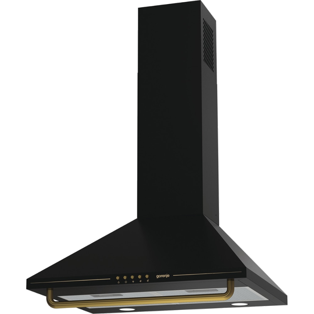 Hota decorativa GORENJE WHC63CLB, 1 motor, 650 m3/h, L 60 cm, negru