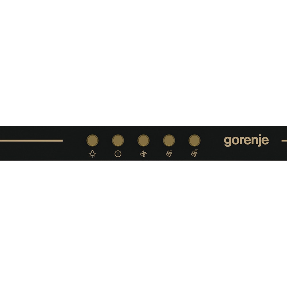 Hota decorativa GORENJE WHC63CLB, 1 motor, 650 m3/h, L 60 cm, negru