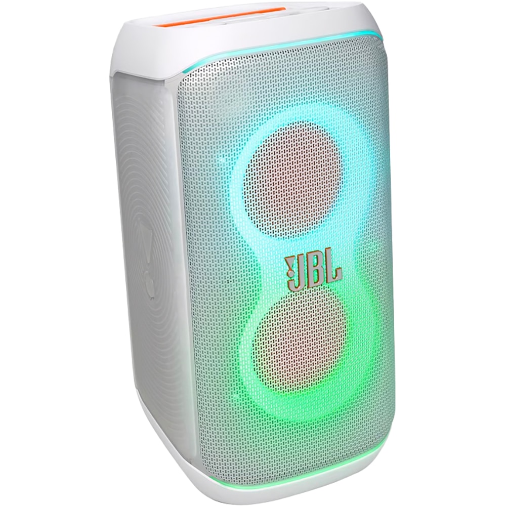 Boxa portabila JBL PartyBox Club 120, 160W, Bluetooth, IPX4, Auracast, alb
