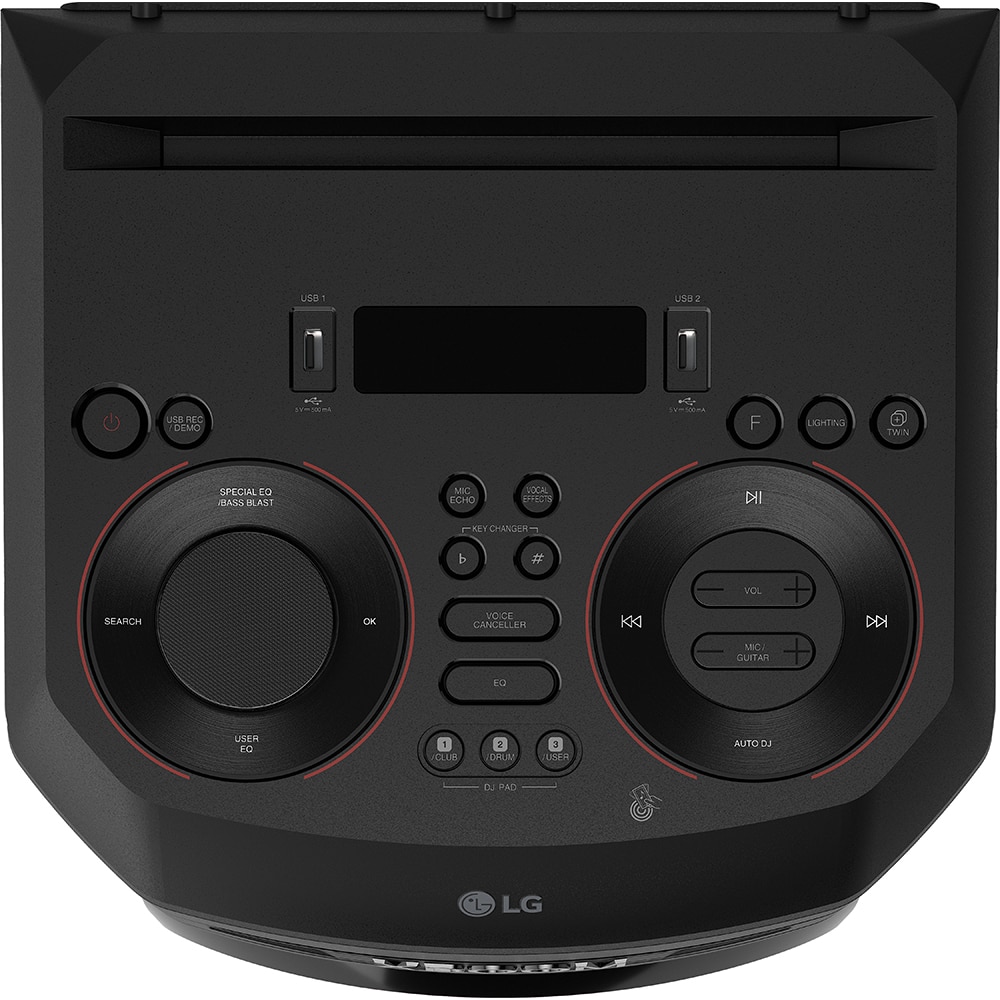 Sistem audio LG XBOOM RNC7, Bluetooth, FM, Karaoke, negru