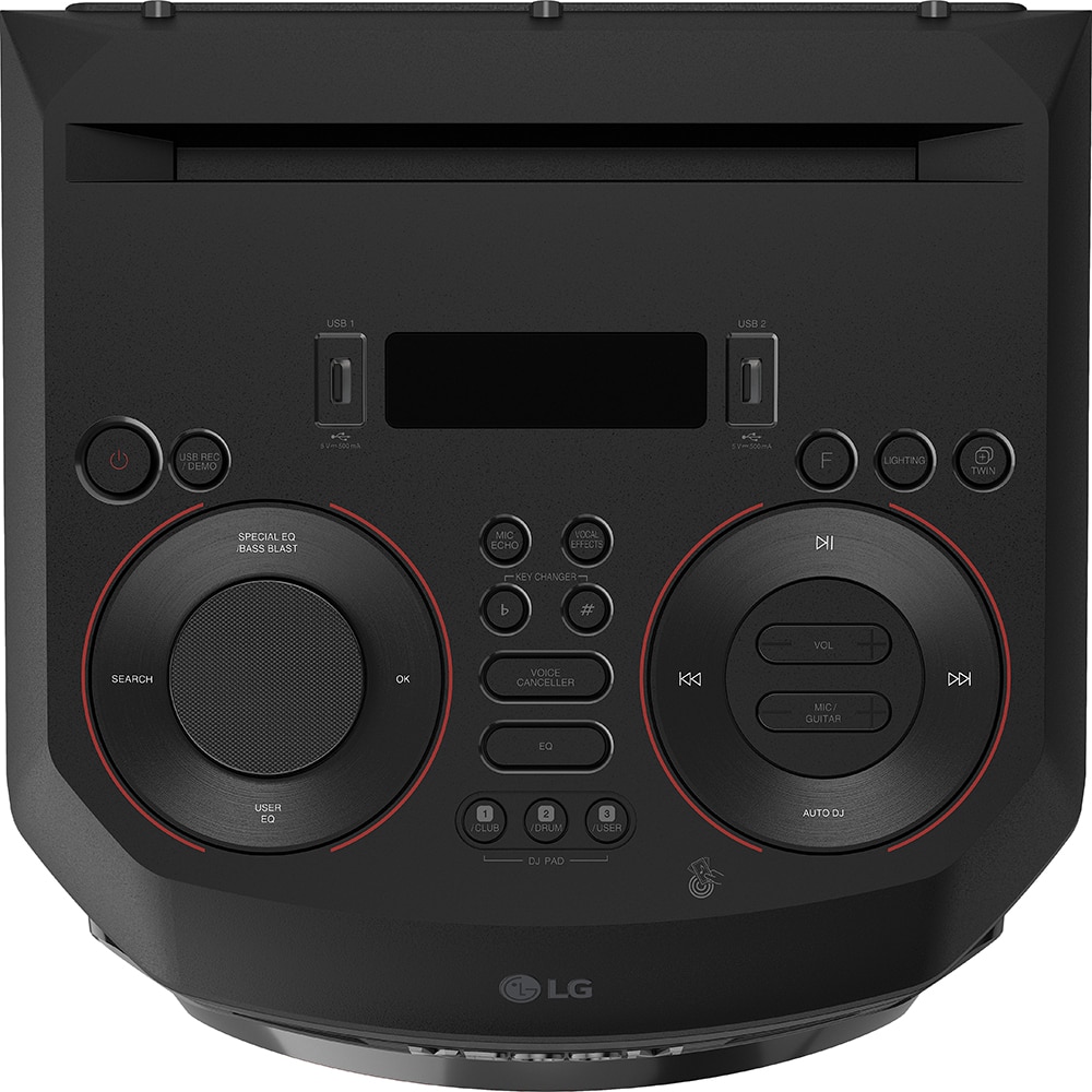 Sistem audio LG XBOOM RNC9, Bluetooth, FM, Karaoke, negru