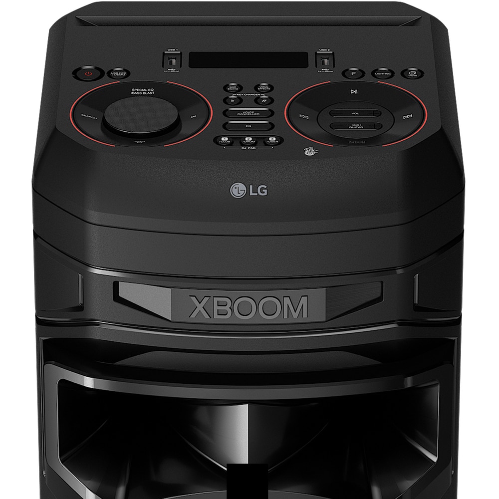 Sistem audio LG XBOOM RNC9, Bluetooth, FM, Karaoke, negru