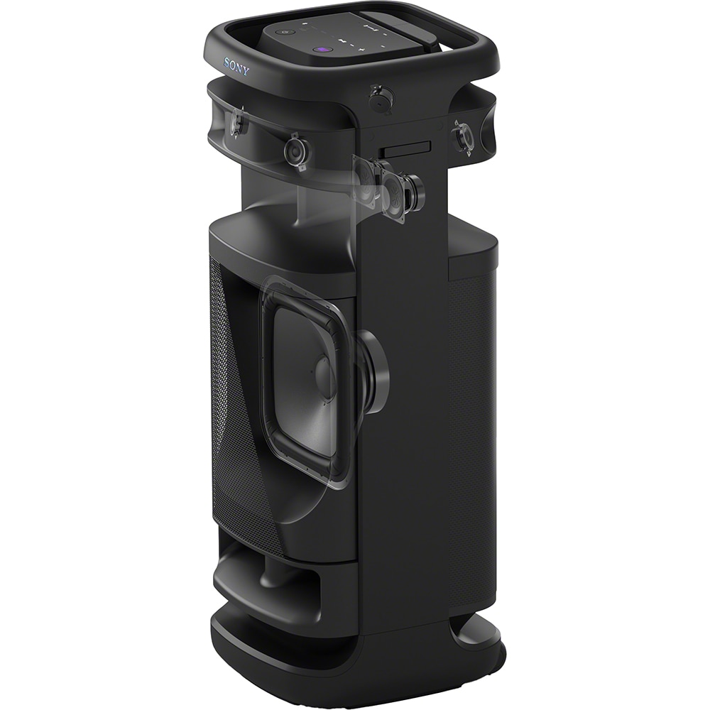 Sistem audio SONY ULT Tower 10, Bluetooth, USB, Ultimate Deep Bass, Microfon wireless, negru