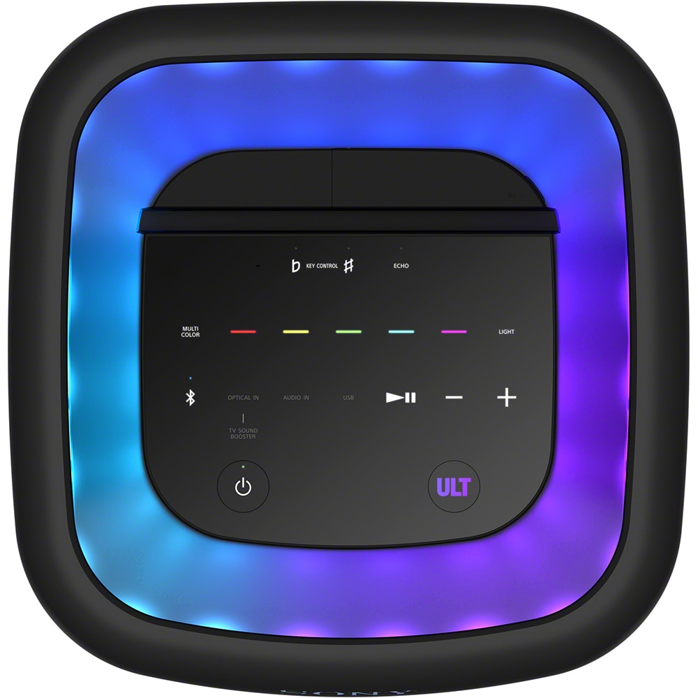 Sistem audio SONY ULT Tower 10, Bluetooth, USB, Ultimate Deep Bass, Microfon wireless, negru