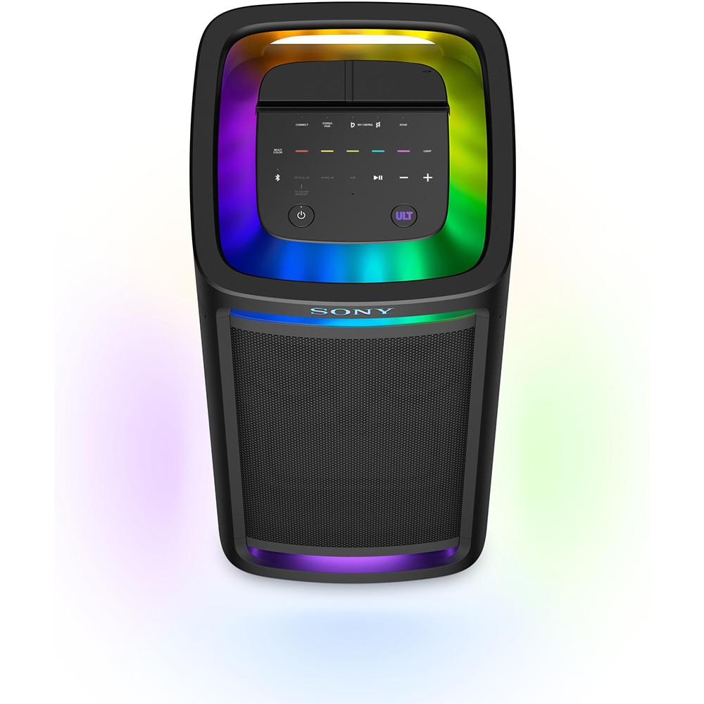 Sistem audio SONY ULT Tower 9, Bluetooth, USB, Ult Power Sound, Party Connect, negru