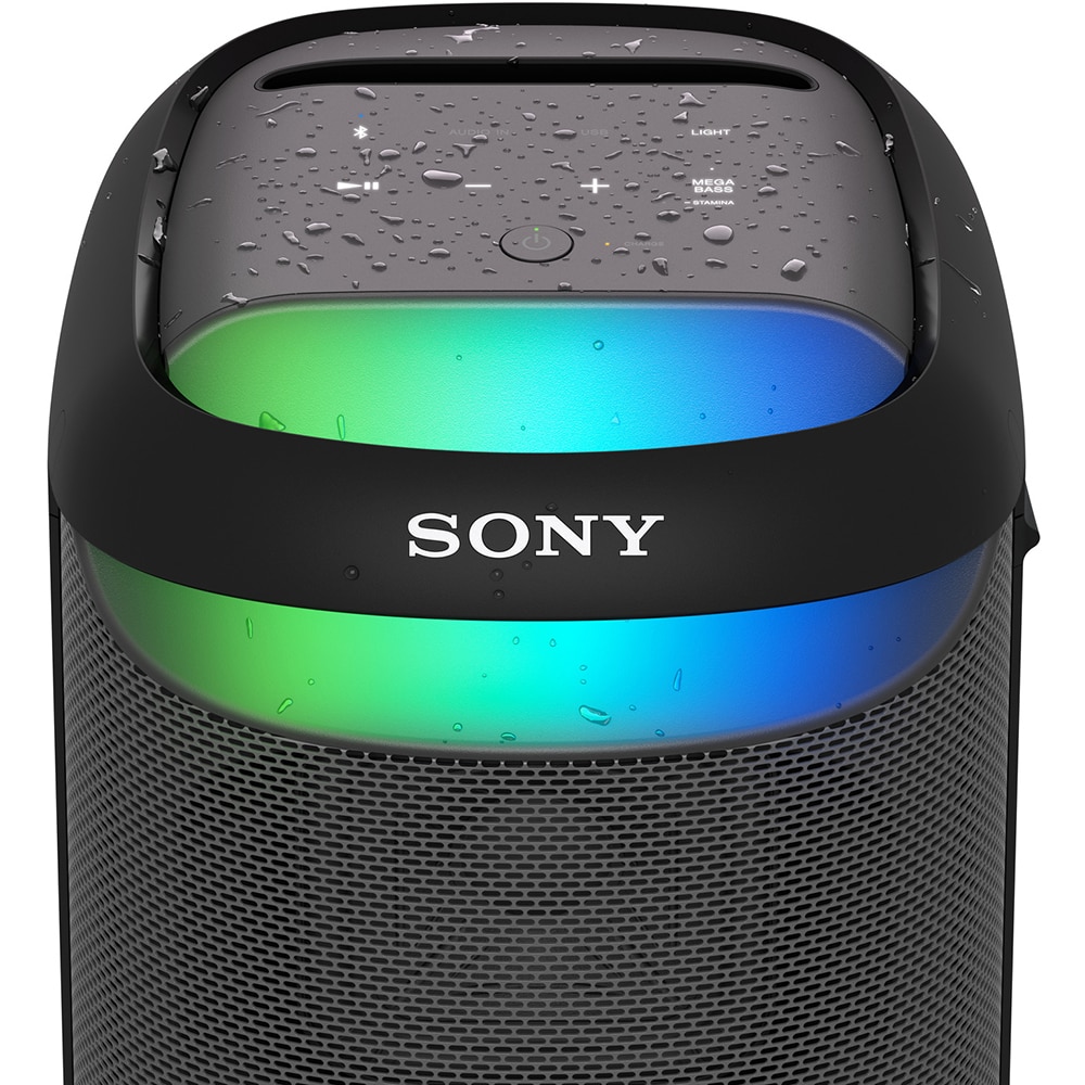 Boxa portabila SONY SRS-XV500, Bluetooth, IPX4, Mega Bass, negru
