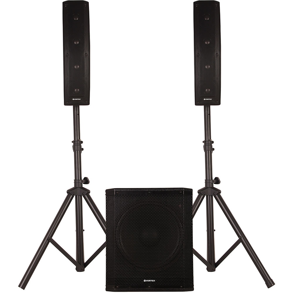 Sistem audio VORTEX VO2611, 300W RMS, Bluetooth, USB, FM, negru