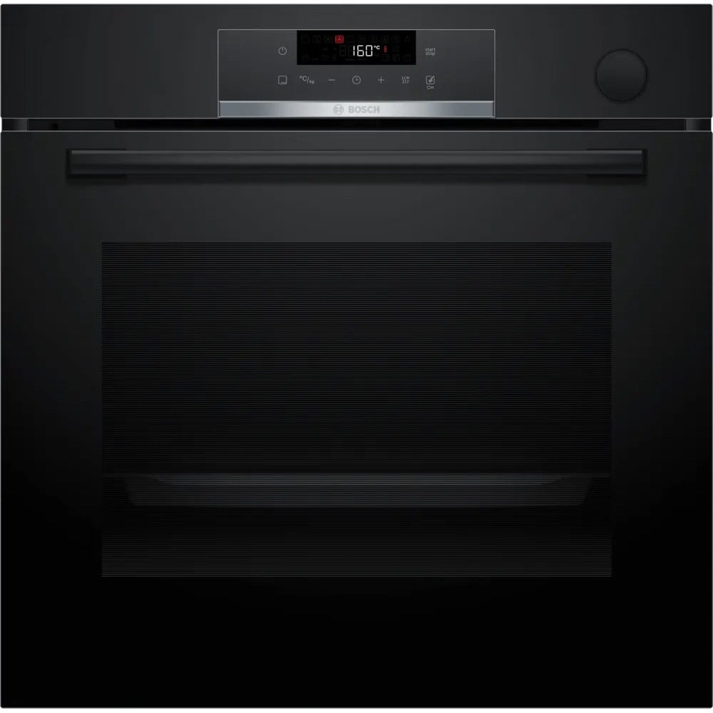 Cuptor incorporabil BOSCH HRG532EB3, Electric, Gatire cu abur, Autocuratare EcoClean, 71 l, Clasa A+, negru