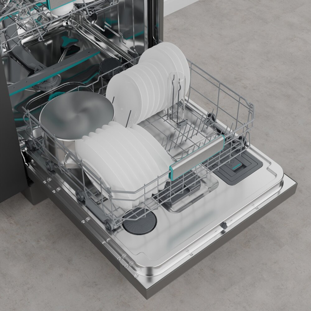 Masina de spalat vase independenta HISENSE HS693A90XAD, 16 seturi, 7 programe, 60 cm, Clasa A, Wi-Fi, gri