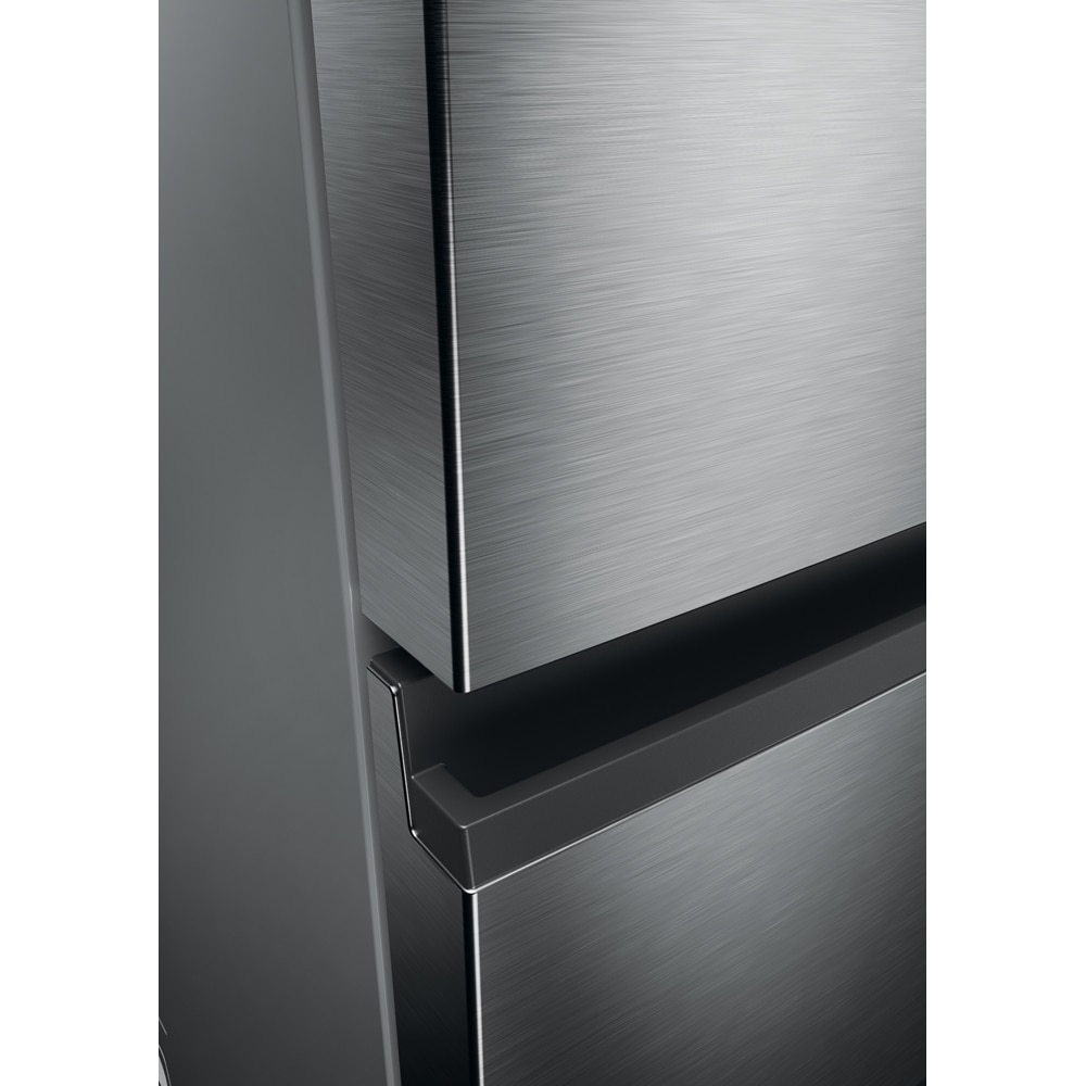Combina frigorifica HAIER HTW5618DNMG, Total No Frost, 360 l, H 185 cm, Clasa D, Wi-Fi, inox