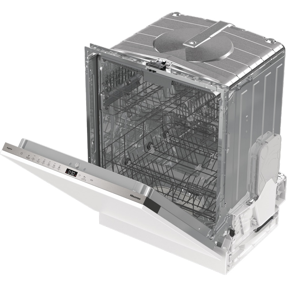 Masina de spalat vase incorporabila HISENSE HV643D90, 16 seturi, 6 programe, 60 cm, Clasa D, panou comanda inox