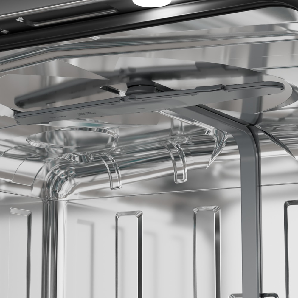 Masina de spalat vase incorporabila HISENSE HV693A65AD, 16 seturi, 7 programe, 60 cm, Clasa A, Wi-Fi, panou comanda argintiu