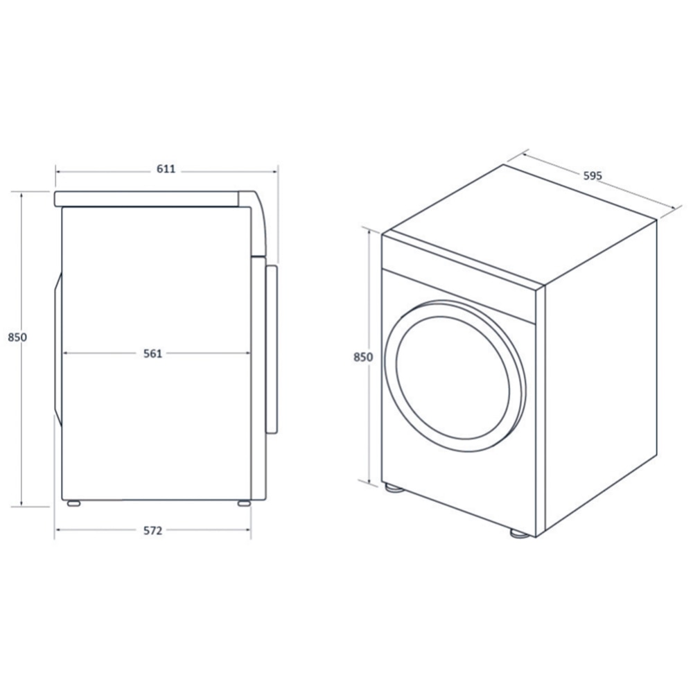 Masina de spalat rufe frontala cu uscator HAIER HWD100-B14397US, Wi-Fi, 10/6 kg, 1400rpm, Clasa A/D, alb