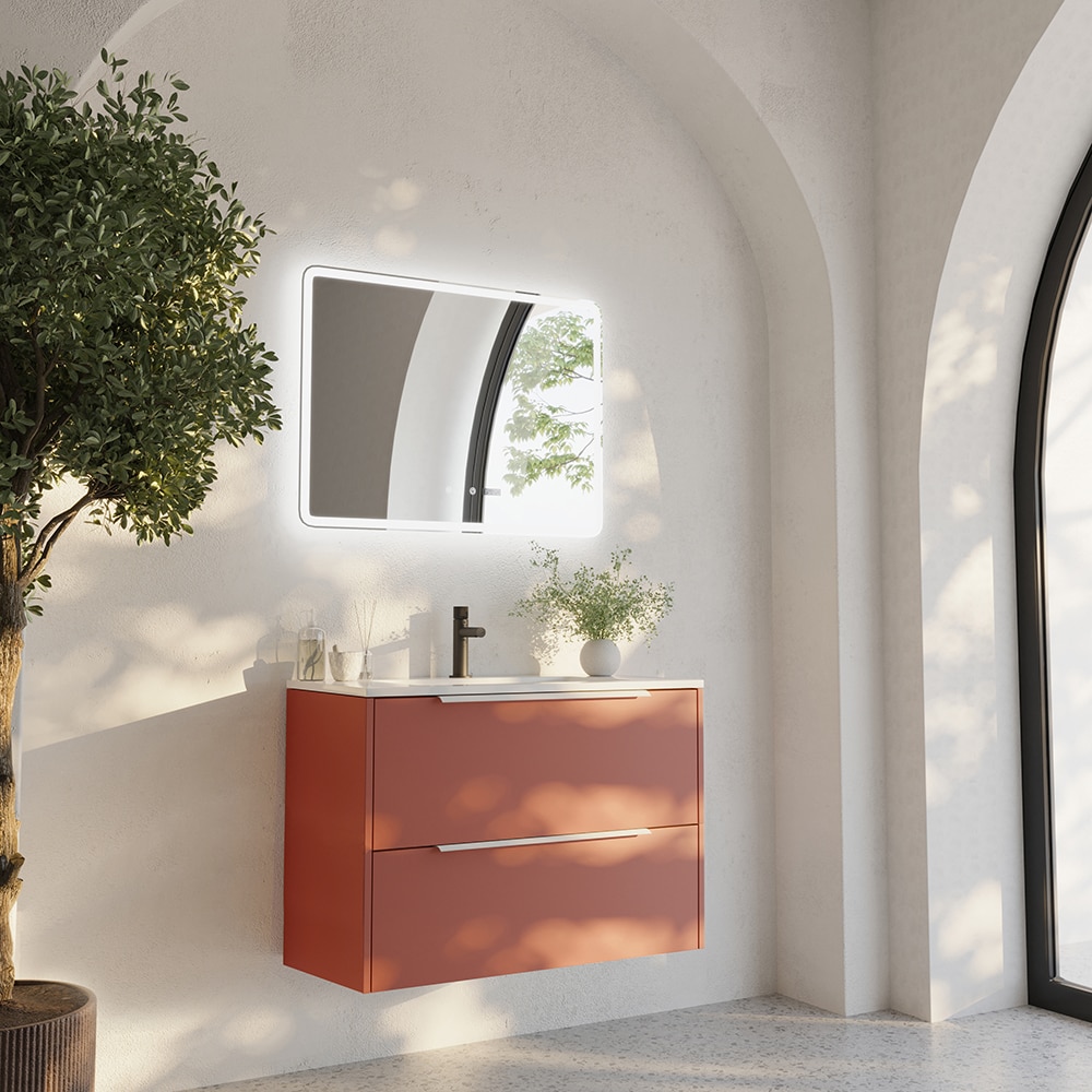 Masca lavoar SAVINIDUE Iconica, MDF, 82 x 48 x 52 cm, matone