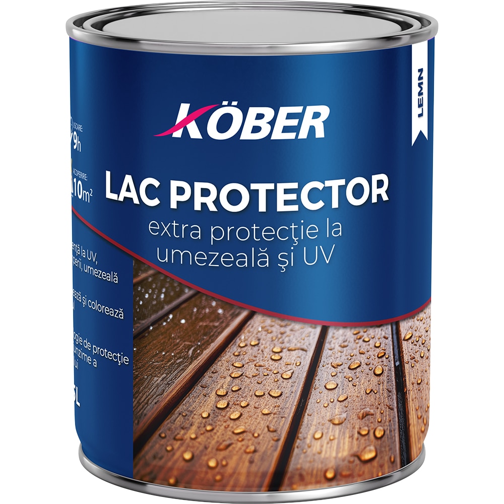 Lac protector 2 in 1 KOBER New, stejar, 0.75L