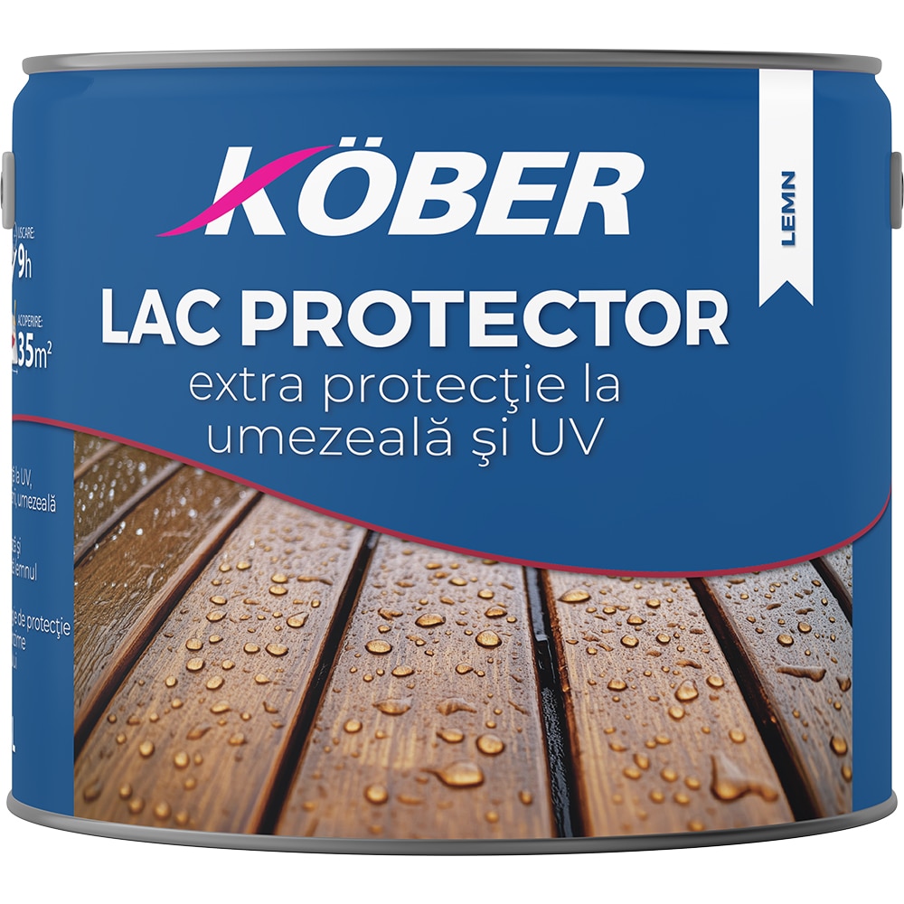 Lac protector 2 in 1 KOBER New, incolor, 2.5L