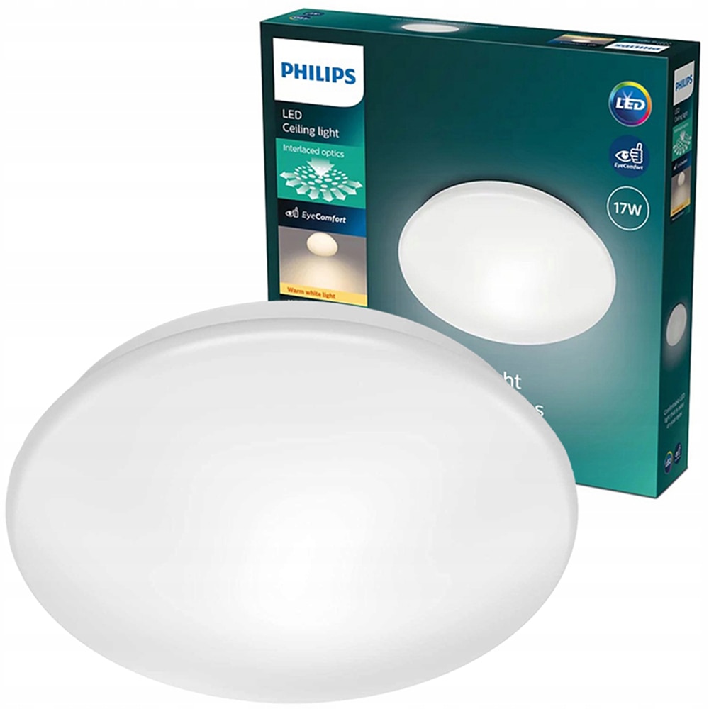 Plafoniera LED PHILIPS 8718699681135, 17W, 1700lm, alb