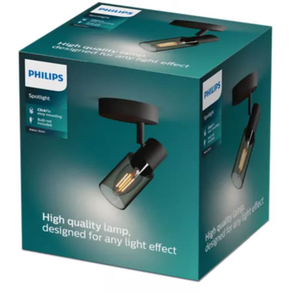 Spot LED PHILIPS 8720169299276, 25W, P20, negru