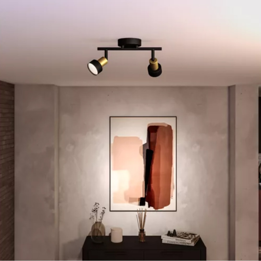 Spot LED PHILIPS 8720169299894, 2 x 5W, IP20, negru