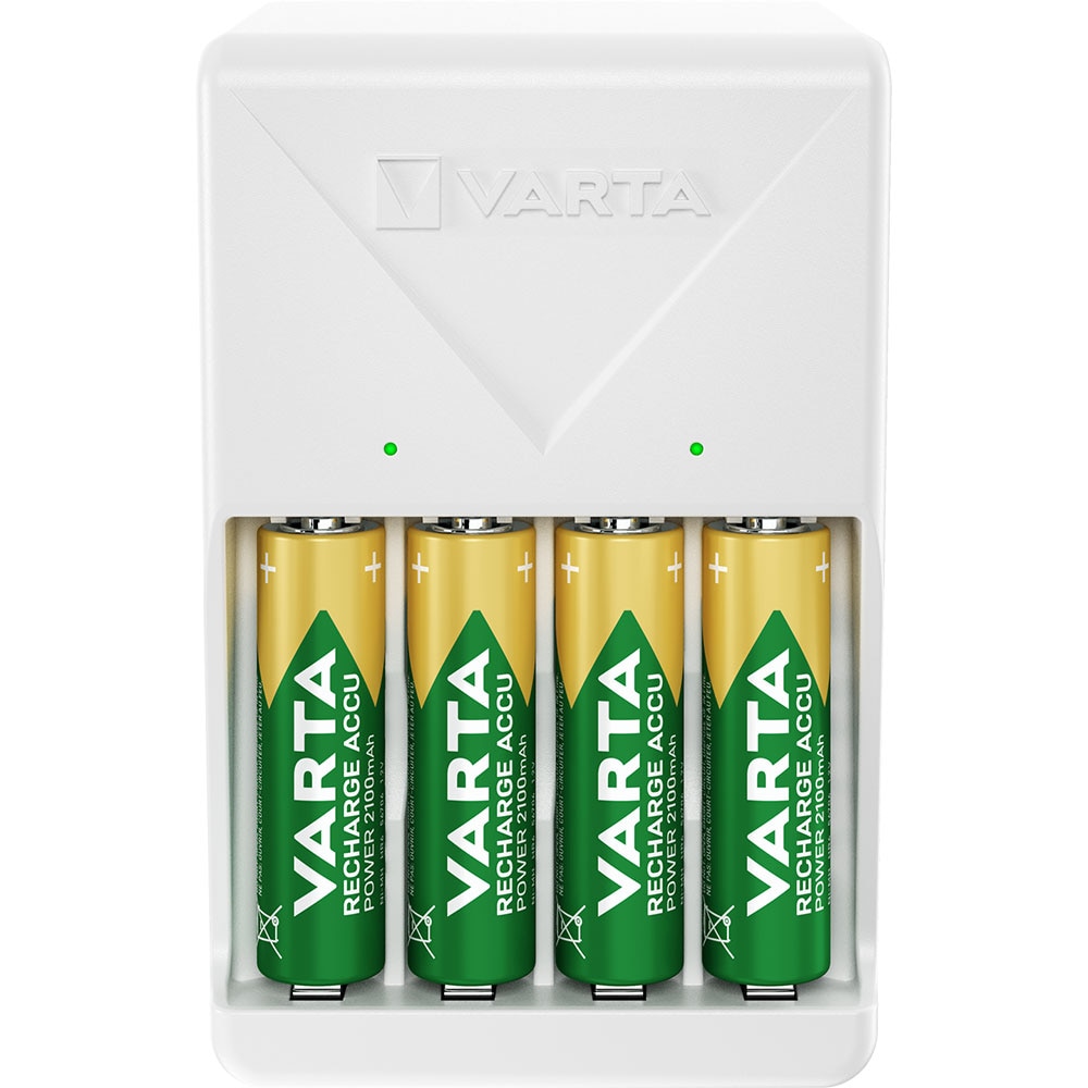 Incarcator acumulatori VARTA 57657, 4 acumulatori AA/AAA, 2100mAh