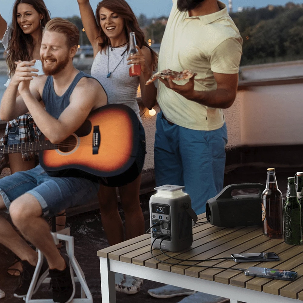 Statie de incarcare portabila ANKER Solix C300X DC, 300W, 288Wh, USB-A, USB-C, MC4, XT60, negru