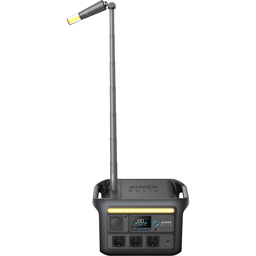 Statie de incarcare ANKER Solix C800X, 768Wh, 1200W, negru