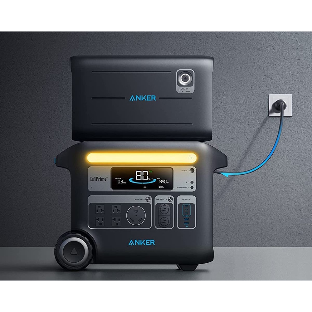 Baterie suplimentara ANKER Powerhouse 760, 2048Wh, 2000W, negru