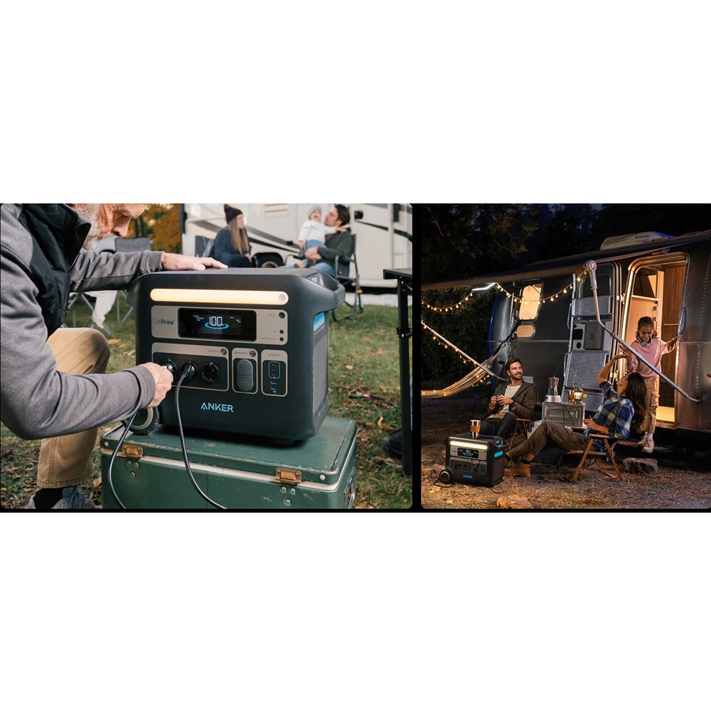 Statie de incarcare ANKER Powerhouse 767, 2048Wh, 2400W, USB A, USB C, Schuko, negru