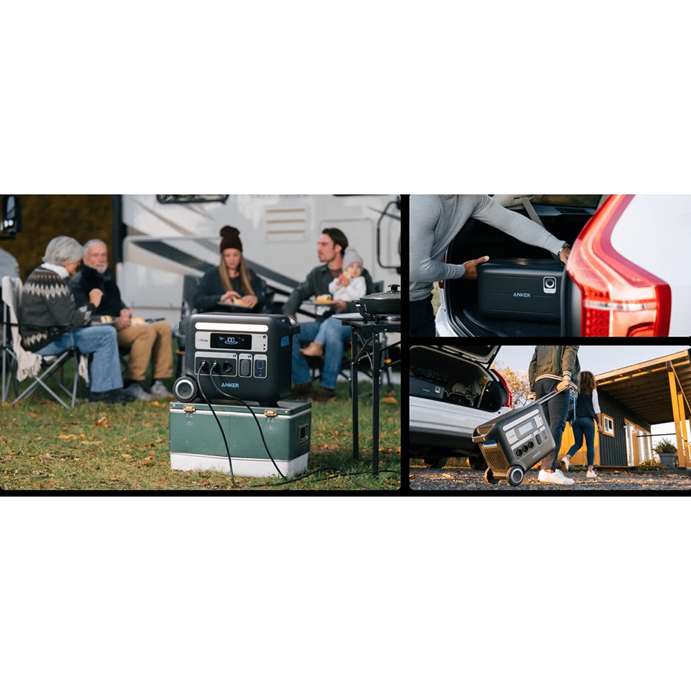 Statie de incarcare ANKER Powerhouse 767, 2048Wh, 2400W, USB A, USB C, Schuko, negru