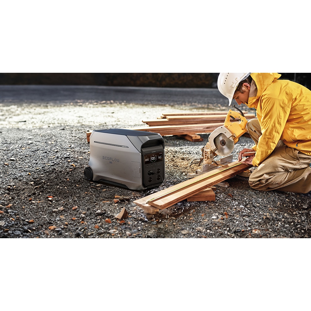 Statie incarcare ECOFLOW Delta 3 Pro, 4096 Wh, 4000W, USB C, Schuko, gri