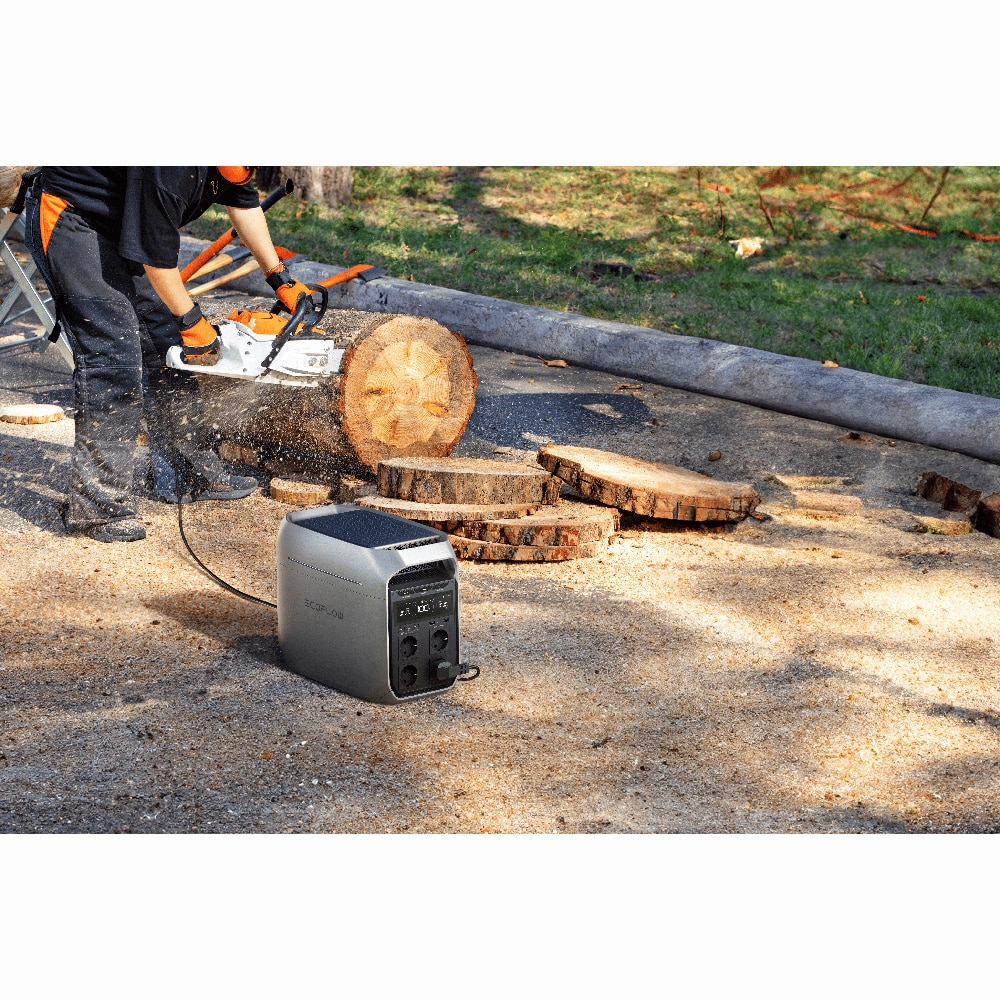 Statie incarcare ECOFLOW Delta 3 Pro, 4096 Wh, 4000W, USB C, Schuko, gri