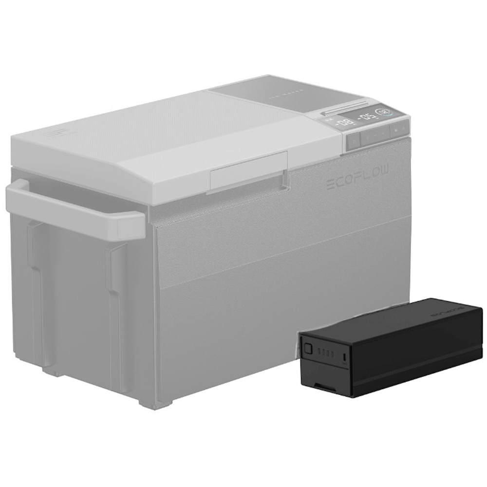Baterie Plug in ECOFLOW ZYDBX100EB, 298Wh, 100W, USB C, compatibil EcoFlow Glacier, negru