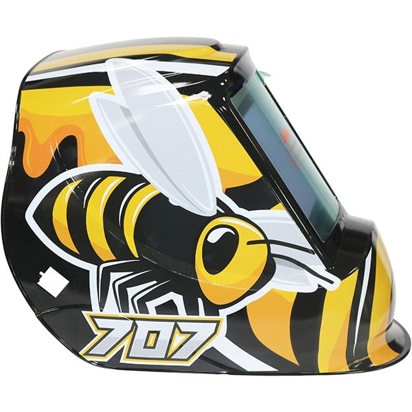 Masca de sudura cu cristale lichide INTENSIV BUMBLE BEE, 4 senzori, vizor 100x93mm, incarcare solara