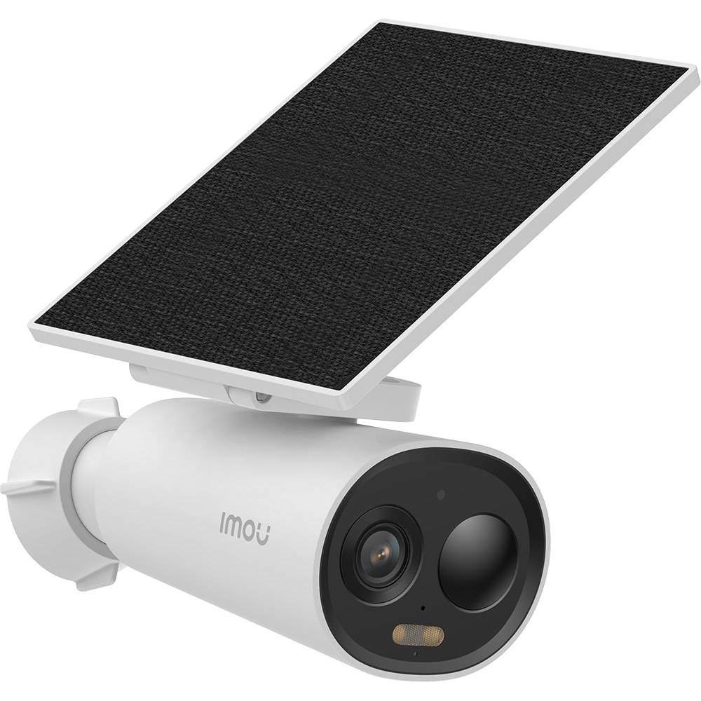 Camera IP Wireless IMOU Cell 3C AIO, 3K UHD, 5MP, IR, Night Vision, Alb