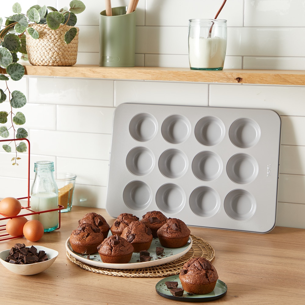 Forma de copt TEFAL Ceramik, 39x27.5cm, otel, verde