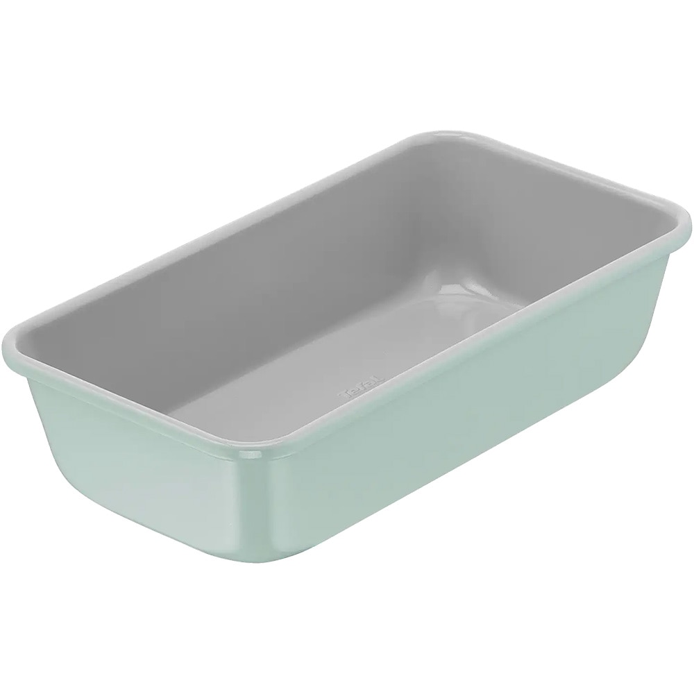 Tava de copt TEFAL Ceramik J1755904, 23x12cm, otel, verde