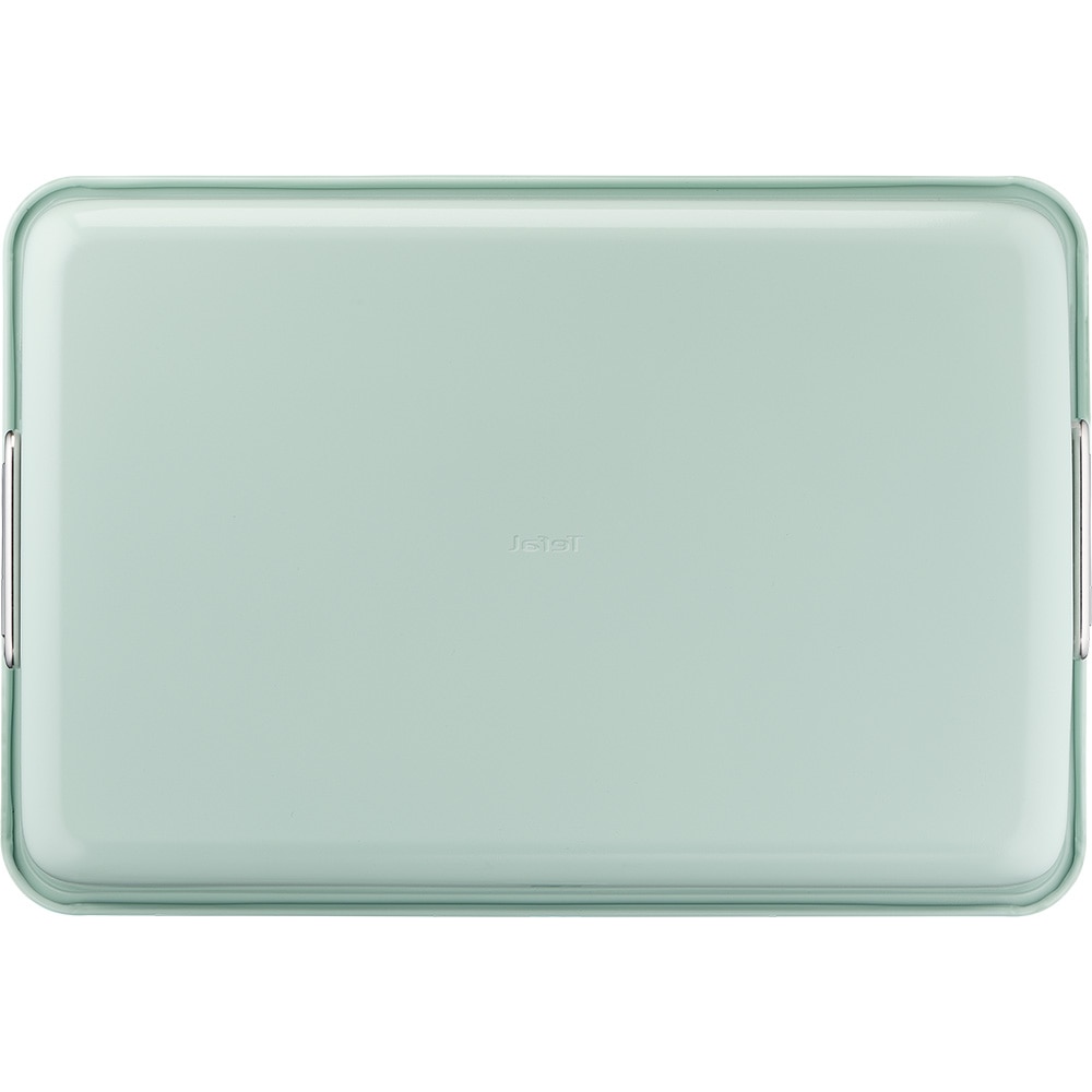 Tava de copt TEFAL Ceramik J1756204, 40x28cm, otel, verde