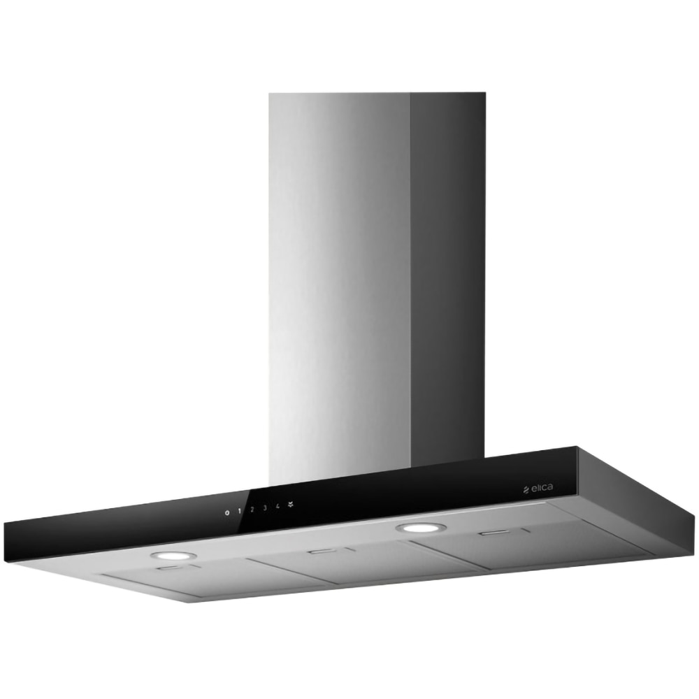 Hota decorativa ELICA Joy BLIX/A/60, 1 motor, 1000 m3/h, L 60 cm, negru-inox