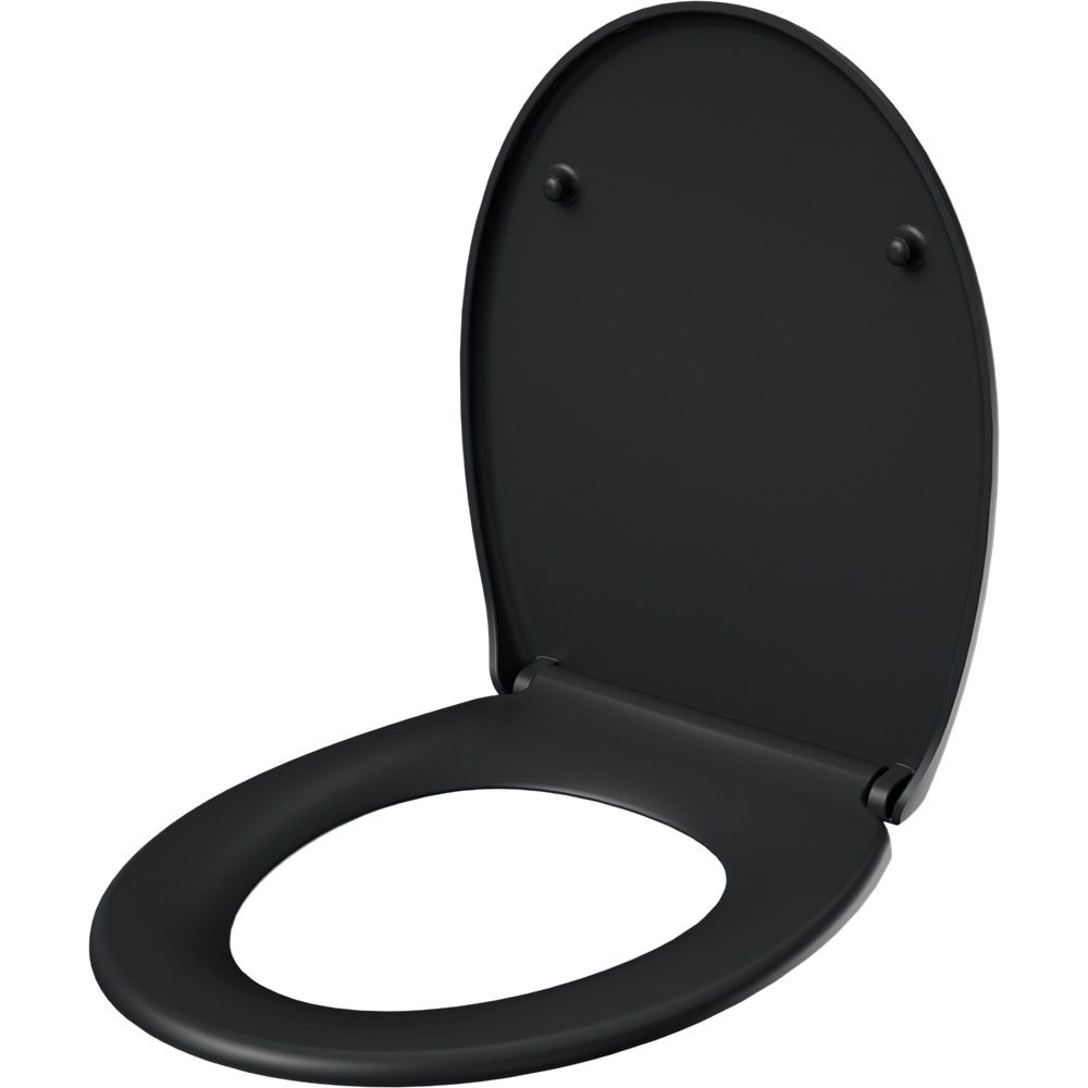 Capac WC GOODHOME Diani K03(7090), inchidere lenta, duroplast, negru