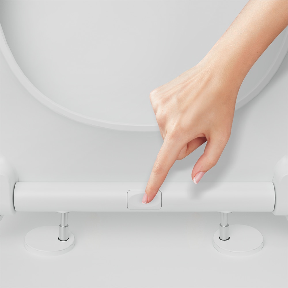 Capac WC GOODHOME Diani K03(M), inchidere lenta, duroplast, alb